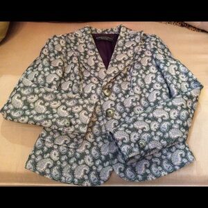 Dana Buchman Paisley Embroidered Blazer sz.0P
